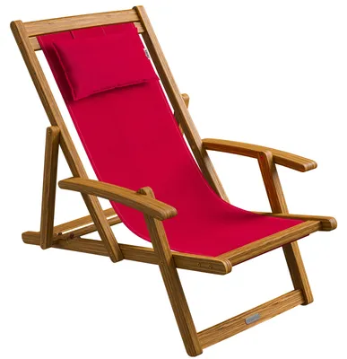 Produktbild von CASARIA® Sonnenliege Holz Wetterfest Klappbar 3-fach Verstellbar bis 160kg Gartenliege Outdoor mit Nackenkissen & Armlehnen Liegestuhl für Garten Balkon Terrasse Camping Akazienholz