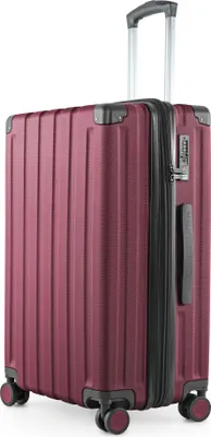 Produktbild von HAUPTSTADTKOFFER - Q-Damm - Mittelgroßer Hartschalen-Koffer XL Erweiterung Trolley Reisekoffer Doppel-Rollen Dehnfalte Hardshell Suitcase expandable, TSA, 68 cm, 89 Liter,Burgund
