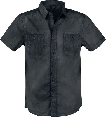 Produktbild von Brandit Kurzarmhemd Herren Roadstar schwarz S