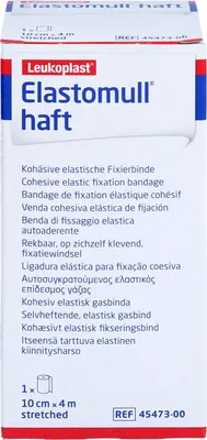 Produktbild von Elastomull haft 10 cm x 4 m kohäsive elastische Fixierbinde, 1 St. Binde