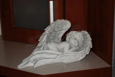 Image de Ange de la tombe Ange gardien Décorations funéraires Figure d'ange Décoration 16cm S101170