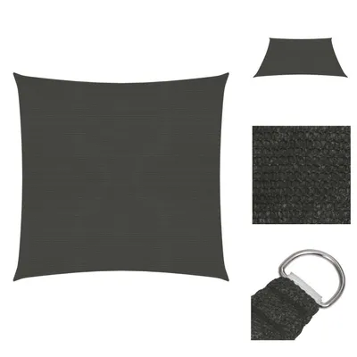 Immagine prodotto di vidaXL Tenda da sole 160 g/m² antracite 4x4 m HDPE - Ombrelloni e tende da sole