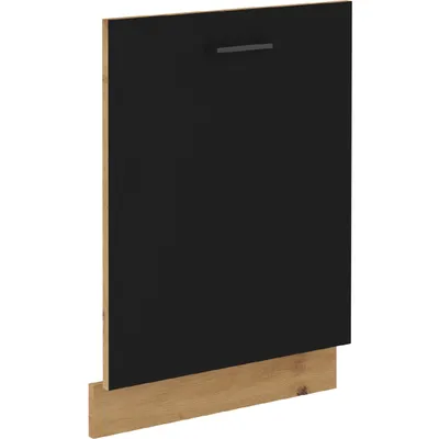 Produktbild von Frontblende für Einbau-Geschirrspüler 60 MADERA 35 artisan eiche / schwarz