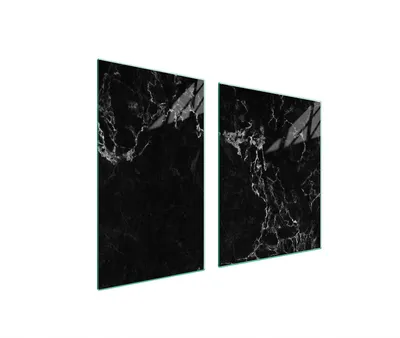 Produktbild von Glasplatte und Schneidebrett 100x52 Marmor