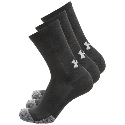 Produktbild von Under Armour Ua Heatgear Crew Black / Black / Steel Xl