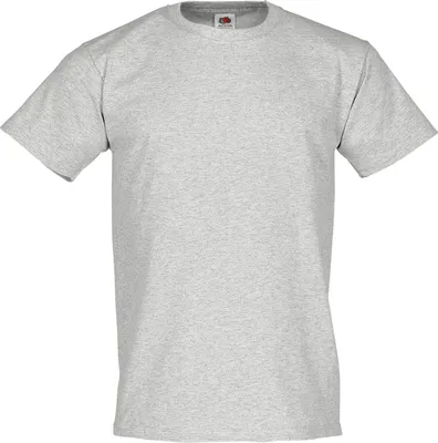 Produktbild von Fruit of the Loom Heavy T Farbe: graumeliert Größe: 2XL