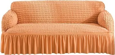 Obrázok produktu pre Poťah na pohovku so zoomom na 1 - 4 miesta, možno prať v práčke Chránič pohovky (oranžový, 190 - 230 cm)
