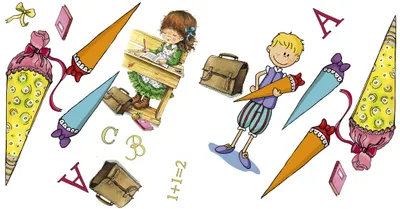 Produktbild von Roth 679169 Streufigur Mein Schulanfang 36 Stück sortiert(P)