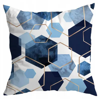 Obrázek produktu pro Dekorativní povlak na polštář 40x40 cm, geometrický design