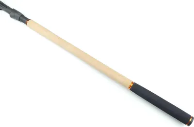 A fishing rod on a white background.