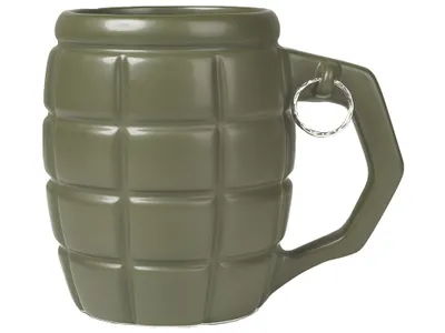 Obrázek produktu pro Velký hrnek ve tvaru granátu, zelený