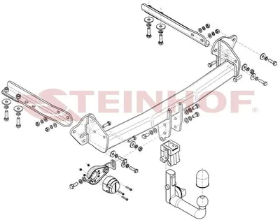 Produktbild von STEINHOF S-431 Anhängerkupplung 2100kg Max für SUBARU Forester V (SK)