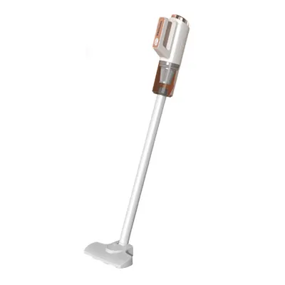 Imagen del producto de Aspiradora de mano inalámbrica 2 en 1 AIORBER, recargable por USB, 120W, elimina el polvo y los ácaros, ideal para el coche y el hogar, color blanco