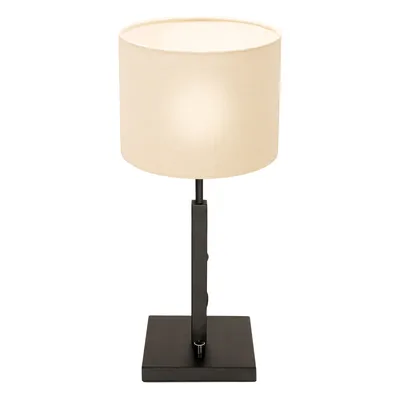 Obrázok produktu pre Steinhauer - stolná lampa - Stang - čierna - ľan kov - Ø 20cm - E27 - 8161ZW