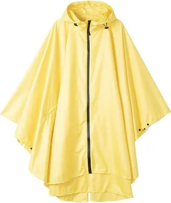 Produktbild von Famanu Regenjacke Wasserfest mit Kapuze und Reißverschluss - Gelb