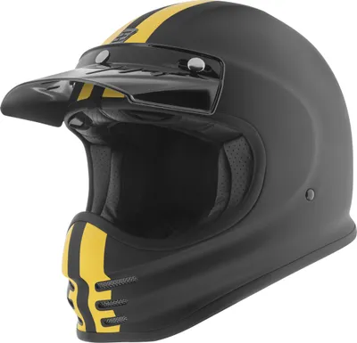 Zdjęcie produktu dla Kask Bogotto V381 Schergo, czarny mat/żółty, XS