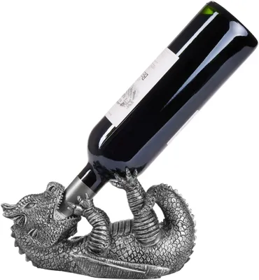 Produktbild von Handbemalte Flaschenhalter in Drachenform