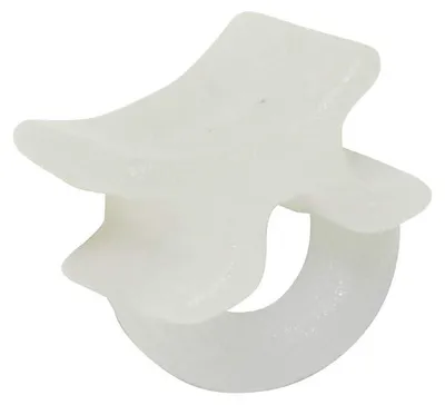 Querschienen-Gleiter Maxi, 50 St., Kunststoff, Weiß