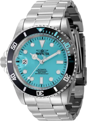 Obrázek produktu pro Invicta Pro Diver 44045 Pánské Hodinky - Automatické Hnutí - Nerezová Ocel s Modrým Ciferníkem - 42 mm
