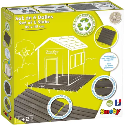 Image de Jeu de plaques de sol avec système d'encliquetage (6 plaques)