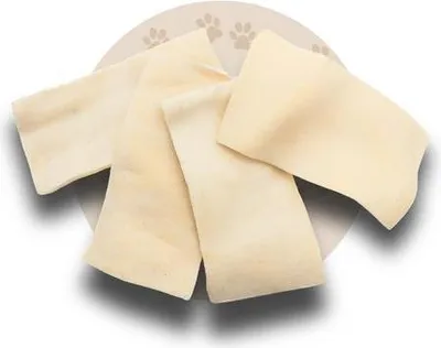 Produktbild von WTS Hundesnack - Kauchips aus Büffelhaut Zahnputzstreifen - ca. 12-15 cm - 1kg