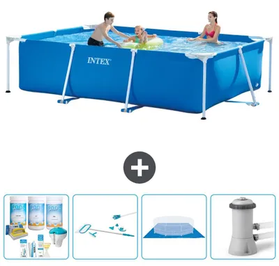 Immagine prodotto di Piscina fuori terra rettangolare - 300x200x75 cm - 5 pezzi - Modello S20838
