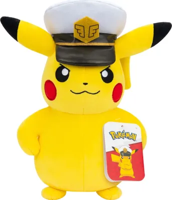 Produktbild von JAZWARES Pokémon Kapitan Pikachu, 20 cm pluszowy Inne