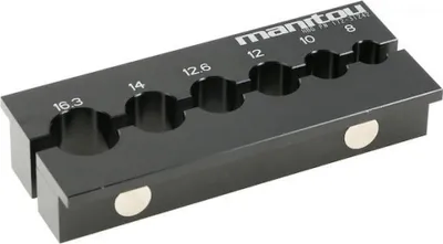 Produktbild von Manitou Schraubstock-Klemmbacken für Manitou-Federgabeln 1,5 Zoll Schwarz - s...