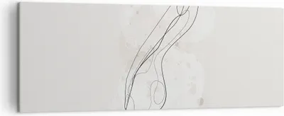 Produktbild von Bild auf Leinwand - Leinwandbild - Einteilig - Minimalismus Körper Frauen - 140x50cm - Wand Bild - Wanddeko - Wandbilder - Leinwanddruck - Bilder - Wanddekoration - Leinwand bilder - AB140x50-4831