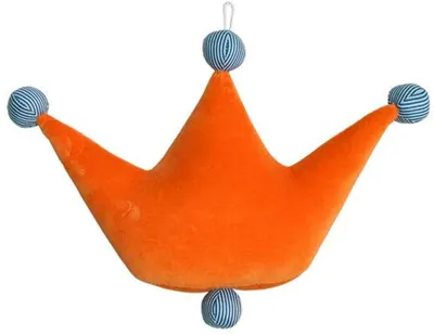 Trullala Spieluhr, Musikspieuhr Motiv: Krone, 25 cm, in orange