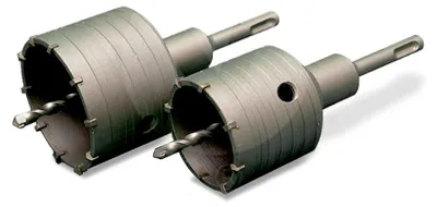 Produktbild von Dosenbohrer Schlagbohrkrone Bohrer 2 tlg Set SDS PLUS Bohrkrone 80/65 Lochbohrer