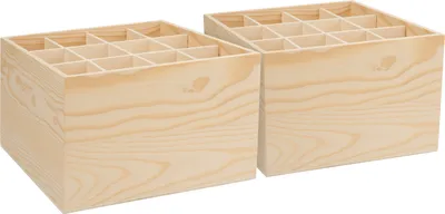 Produktbild von VBS Stiftebox, 12 Fächer, 2 Stück