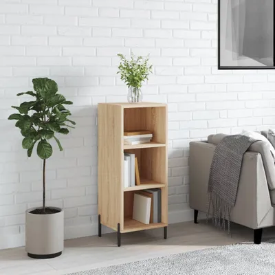 Produktbild von [Home] Sideboard Sonoma-Eiche 34,5x32,5x90 cm Holzwerkstoff , Neue Mode 2024 im häuslichen Leben