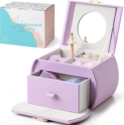 Productafbeelding van Famanu sierdoosje met muziekfunctie - Ballerina melodie - Met lade