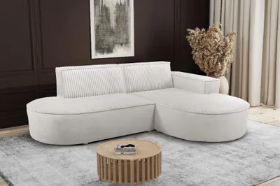 Zdjęcie produktu dla Sofa MODENA Studio Soft, tkanina Velo/Mavel, Ecru Prawostronny