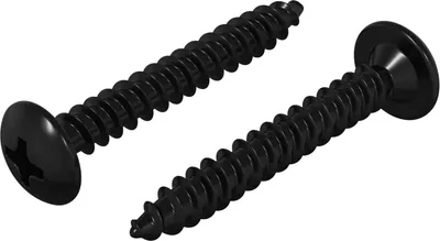Image de vidaXL Taraud clou 2 pcs noir M4 x 28 mm acier