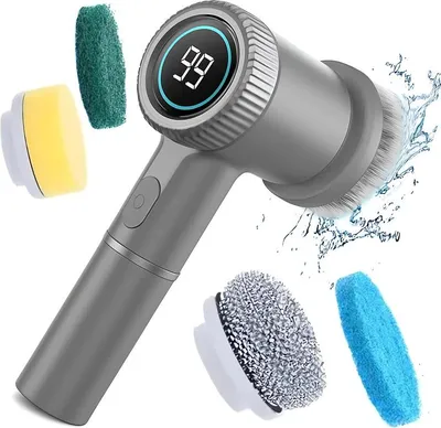 Immagine prodotto di Verk 27333 Spazzola rotante elettrica 5 in 1, grigio