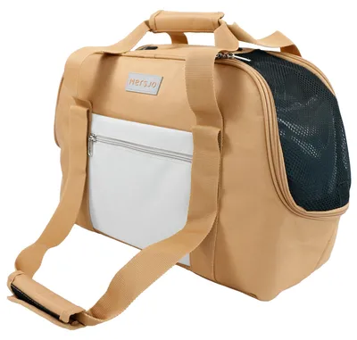 Obrázek produktu pro Mersjo EasyTravel Přepravní taška pro kočky a psy hnědá 23x48x31 cm do 8 kg