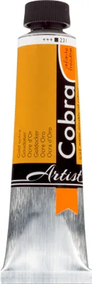 Productafbeelding van Cobra Artist olieverf, mengbaar met water, in tube, 40 ml, goudokergoud 231