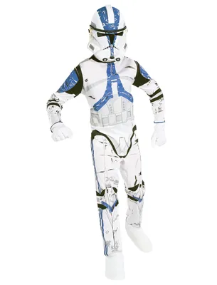 Produktbild von Star Wars – 501st Clone Trooper Kostüm für Kinder Kindergröße: 128-140