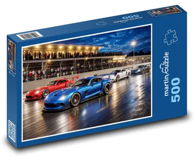 Obrázek produktu pro Puzzle 500 Sportovní vozy na závodní dráze - martinpuzzle