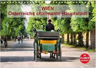 Produktbild von Wien - Österreichs charmante Hauptstadt (Wandkalender 2025 DIN A4 quer), CALVENDO Monatskalender