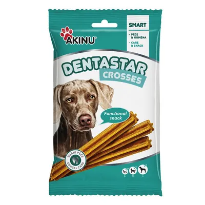Zdjęcie produktu dla Akinu DENTASTAR Mini przysmaki dla małych i średnich psów dentystyczne 110 g 7 szt