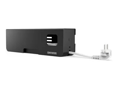 Image de COMPULOCKS Security Power Strip EU 5 plugs Noir
