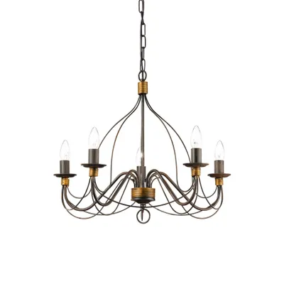 Image de CORTE Rust Lampe à suspendre 5 ampoules