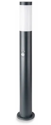 Produktbild von V-TAC Poller-Außenleuchte VT-838, IP44, E27 PIR-Sensor, Edelstahl, VT-8984 800mm, schwarz