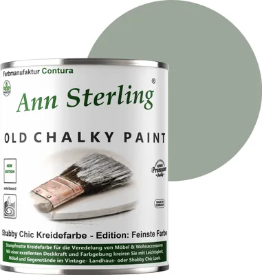 Produktbild von Ann Sterling Kreidefarbe Shabby Chic 750ml -  Smoked Green