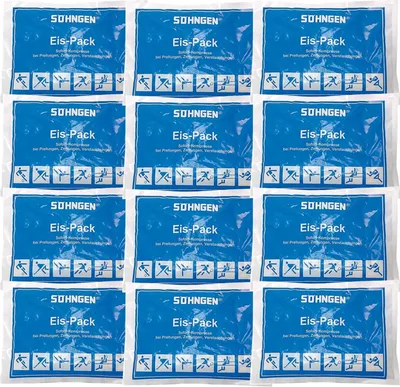 Produktbild von söhngen Kältepack Eis-Pack, Kältekompresse, Kühlpack, Kühlakku, Kälteakku - VPE 12 Stück