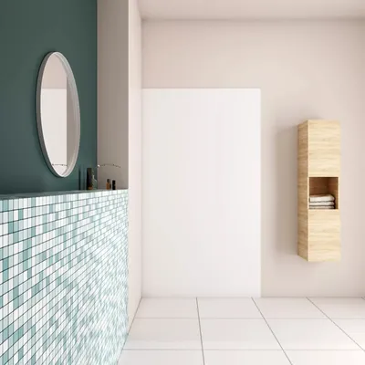 Produktbild von 90x210cm Matt Weiß Duschrückwand Aluverbundplatte Fliesenersatz 3mm Aluminiumverbundplatte Aluplatte Alu