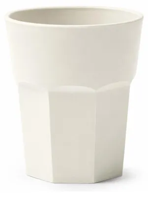 Produktbild von Plasticforte unzerbrechliches Trinkglas - Kunststoff - elfenbeinweis - 360 ml - Trinkglaser - 9 x 10